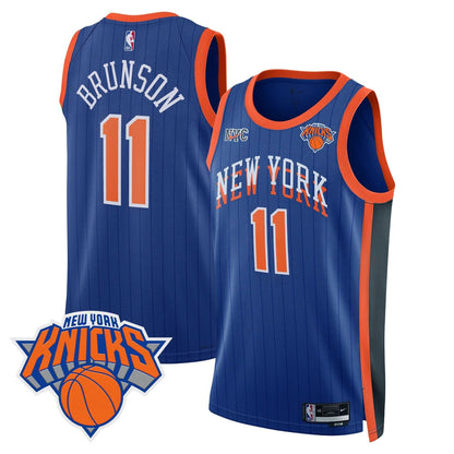 Men's New York Knicks Swingman Jersey V2 - All Stitched