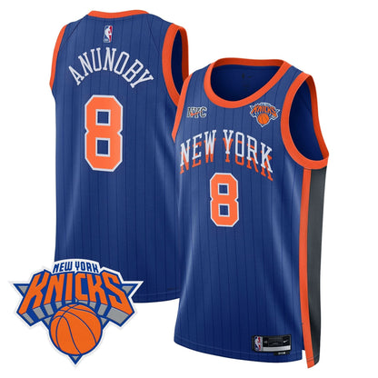 Men's New York Knicks Swingman Jersey V2 - All Stitched