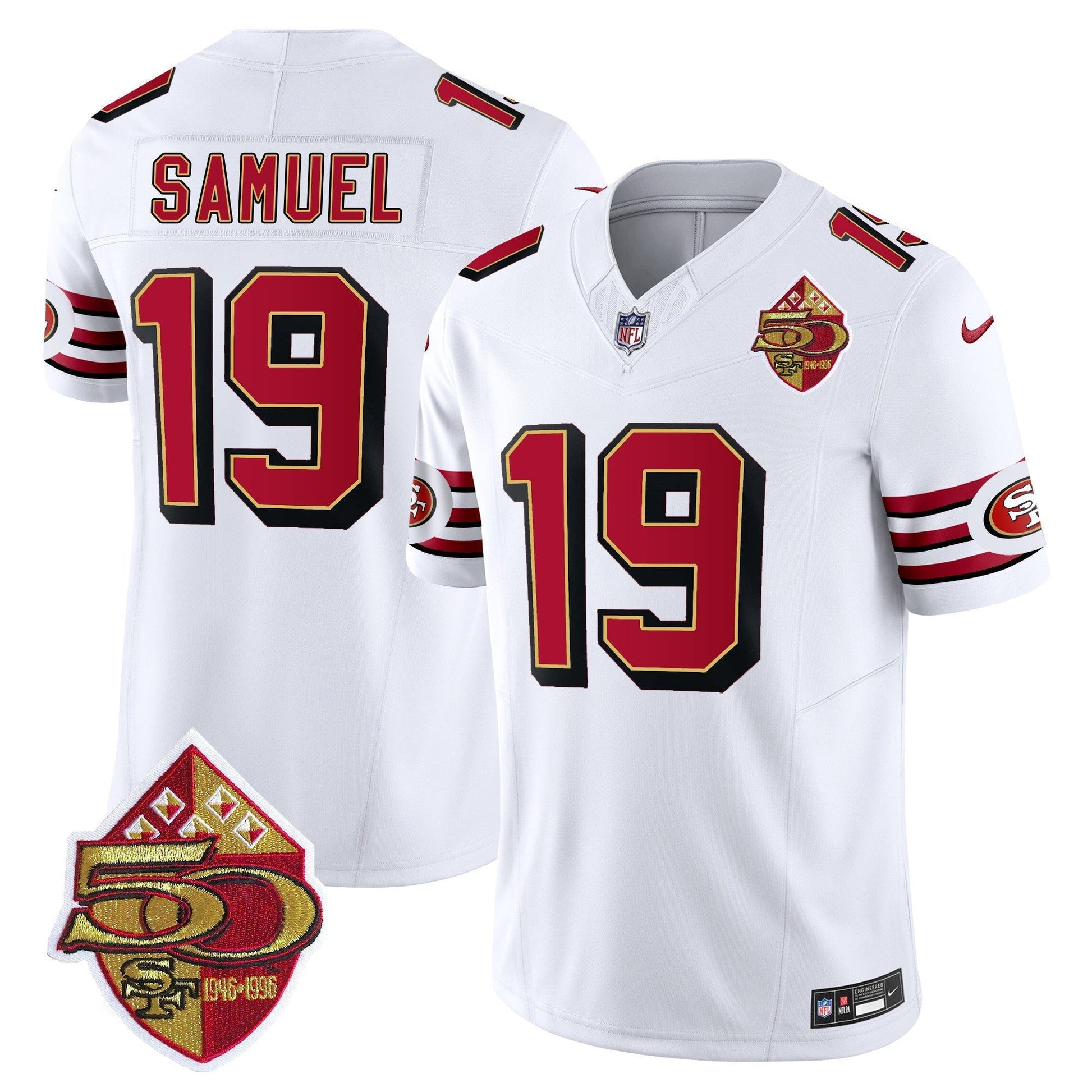 Men's 49ers 1996 Throwback Vapor Limited Jersey - All Stitched