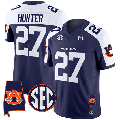 Men's Auburn Tigers 2024 Alabama Patch Vapor Limited Jersey - All Stitched