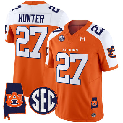Men's Auburn Tigers 2024 Alabama Patch Vapor Limited Jersey - All Stitched