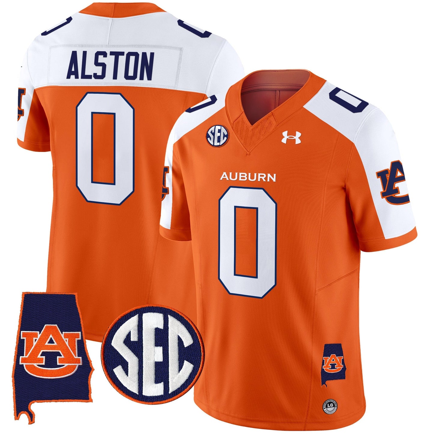 Men's Auburn Tigers 2024 Alabama Patch Vapor Limited Jersey - All Stitched