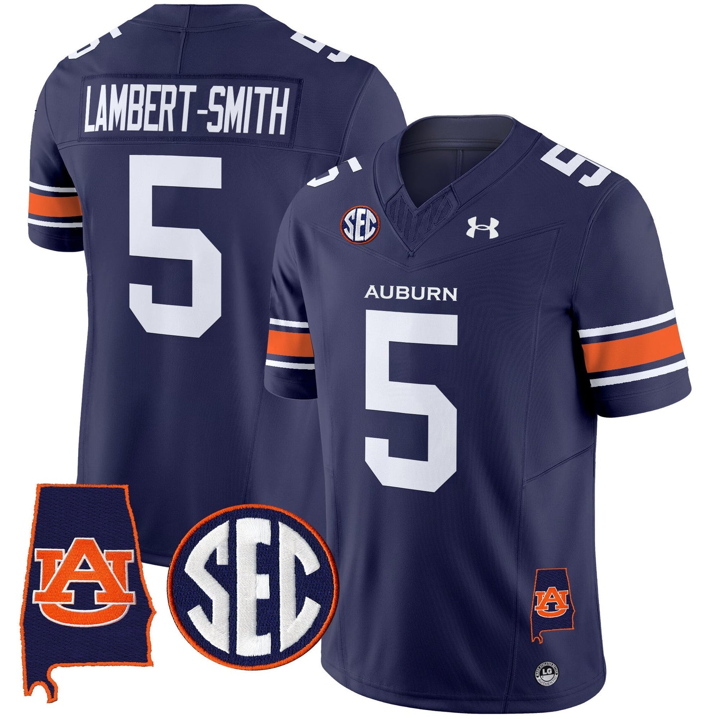 Men's Auburn Tigers 2024 Alabama Patch Vapor Limited Jersey - All Stitched