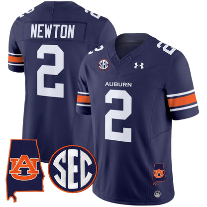 Men's Auburn Tigers 2024 Alabama Patch Vapor Limited Jersey - All Stitched