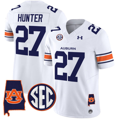Men's Auburn Tigers 2024 Alabama Patch Vapor Limited Jersey - All Stitched