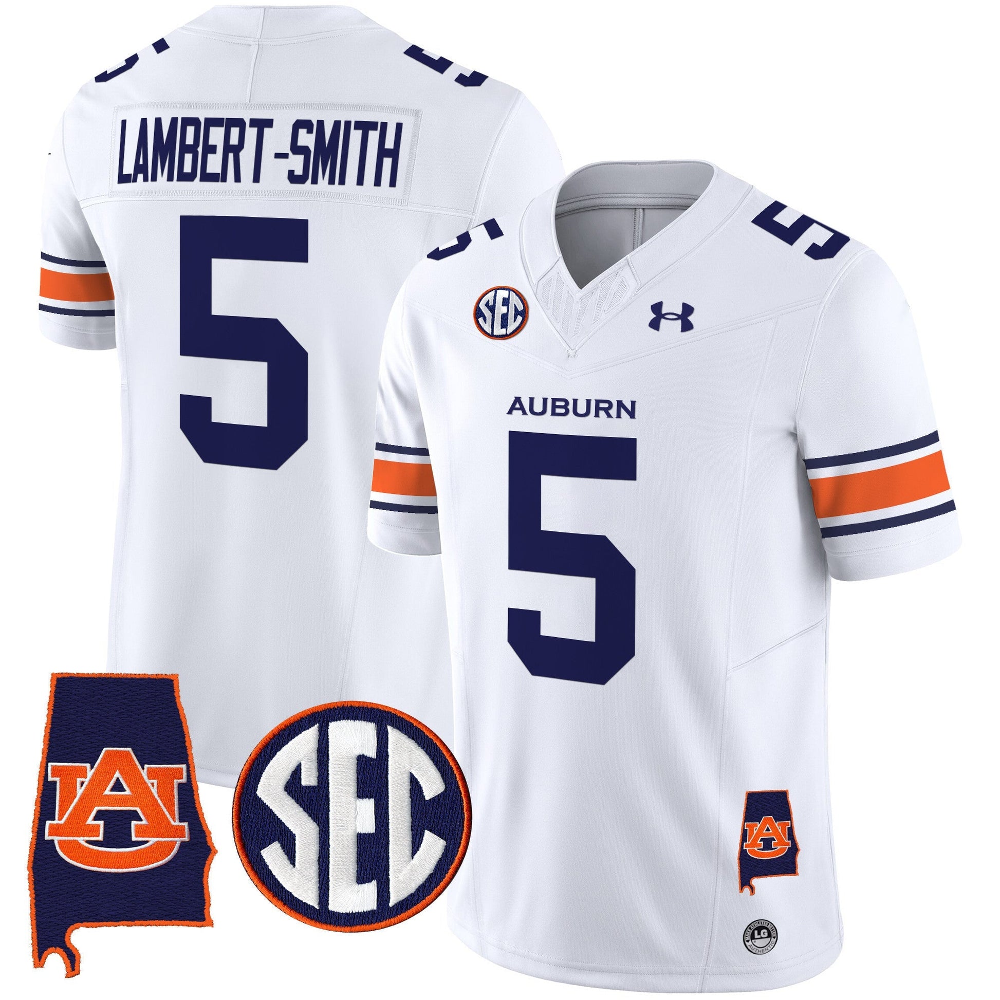 Men's Auburn Tigers 2024 Alabama Patch Vapor Limited Jersey - All Stitched