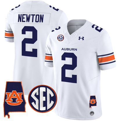 Men's Auburn Tigers 2024 Alabama Patch Vapor Limited Jersey - All Stitched