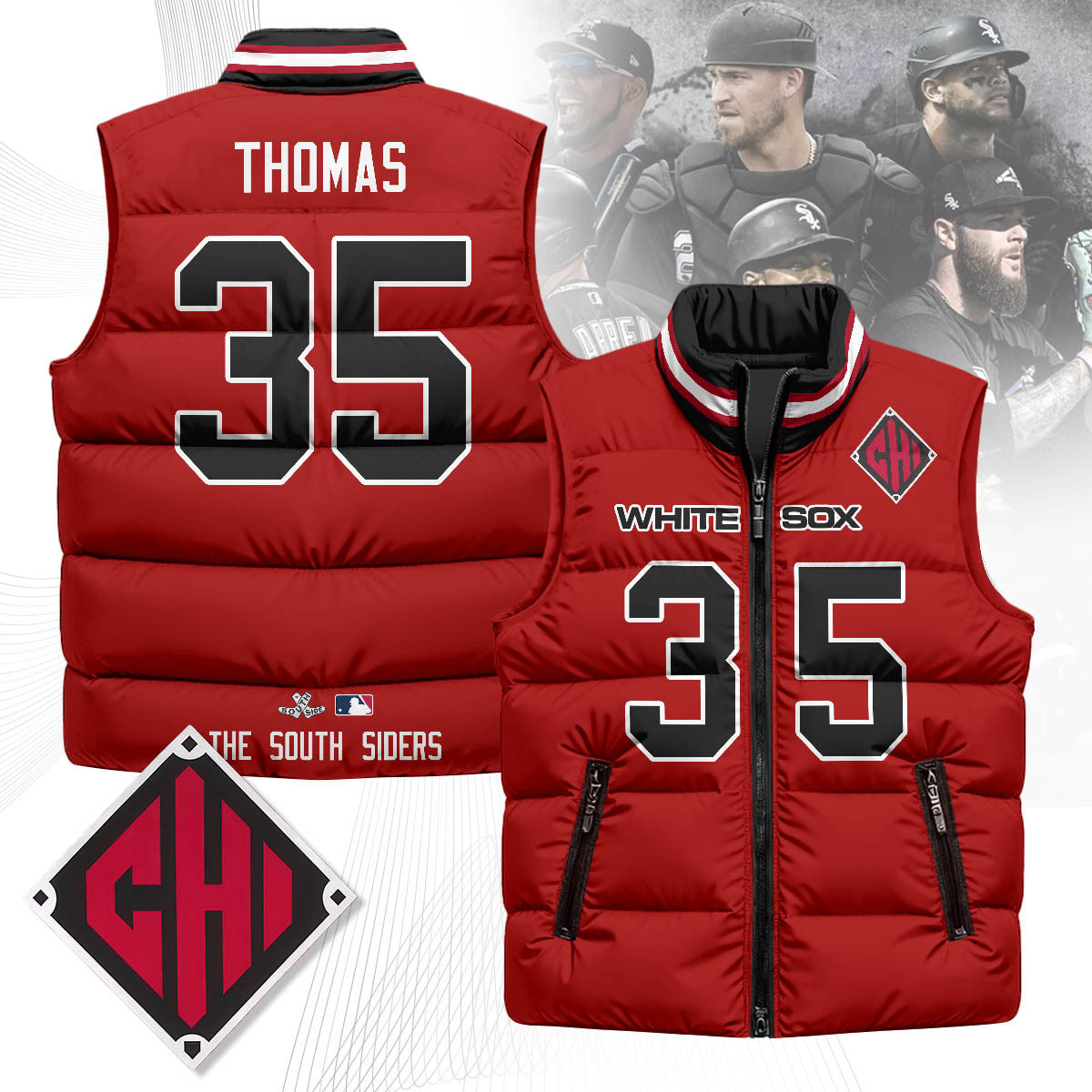 Chicago White Sox Unisex Puffer Vest