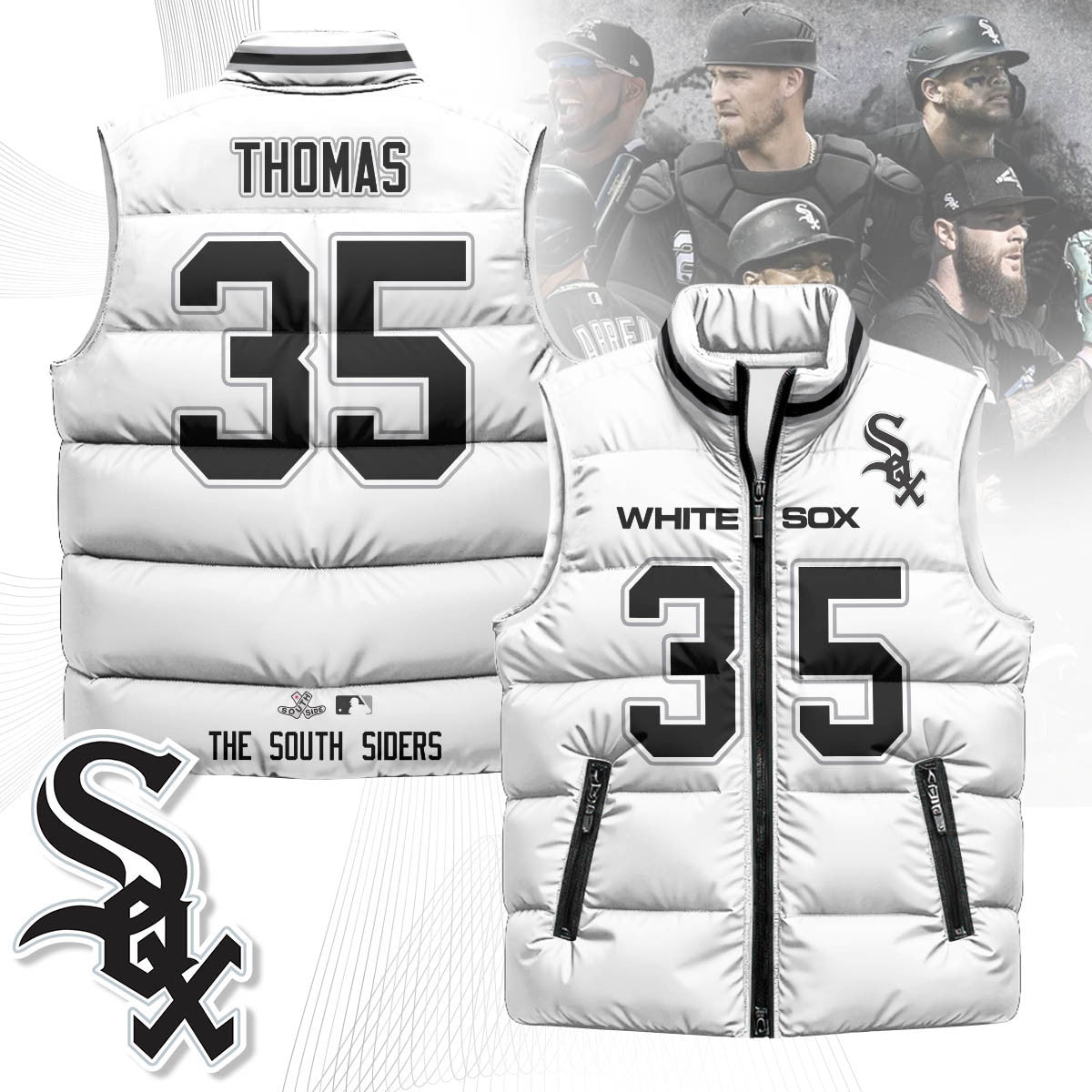 Chicago White Sox Unisex Puffer Vest