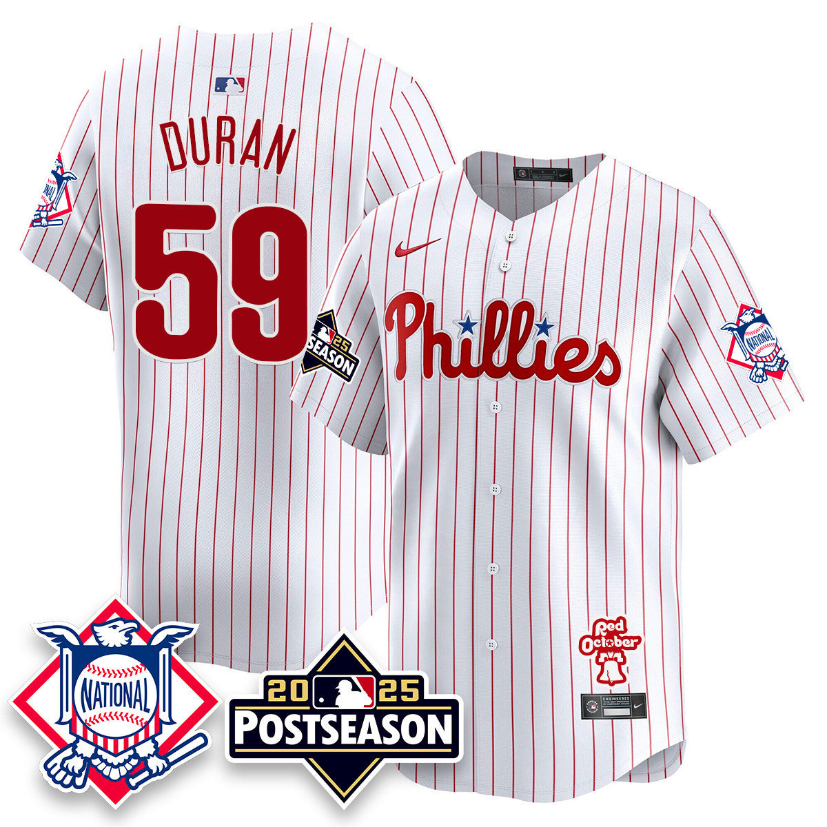 Men's Philadelphia Phillies 2025 Postseason Jersey - All Stitched