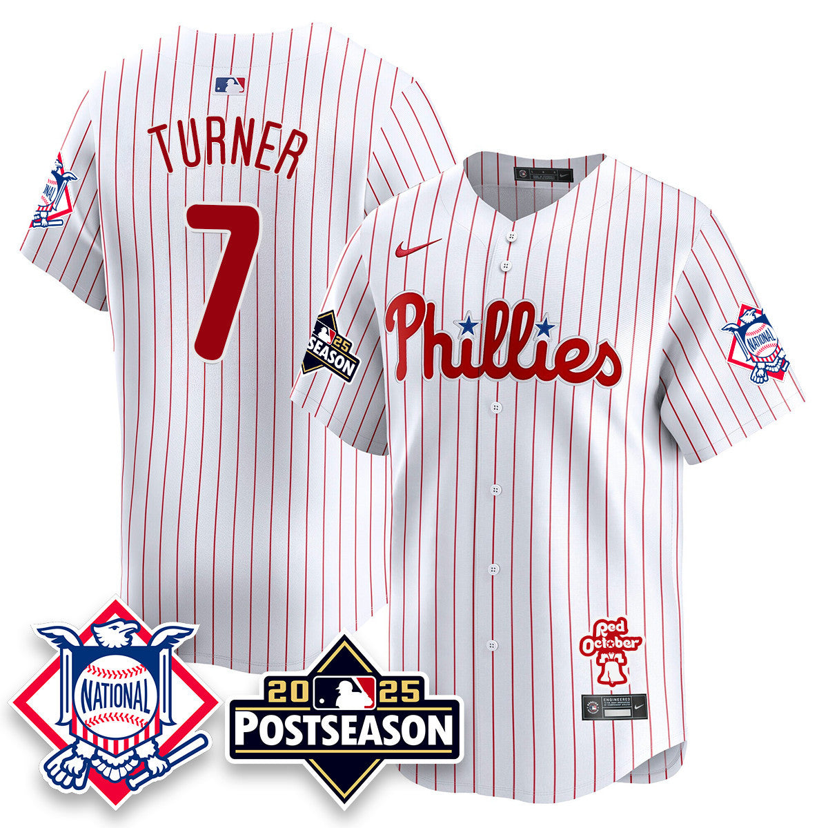 Men's Philadelphia Phillies 2025 Postseason Jersey - All Stitched
