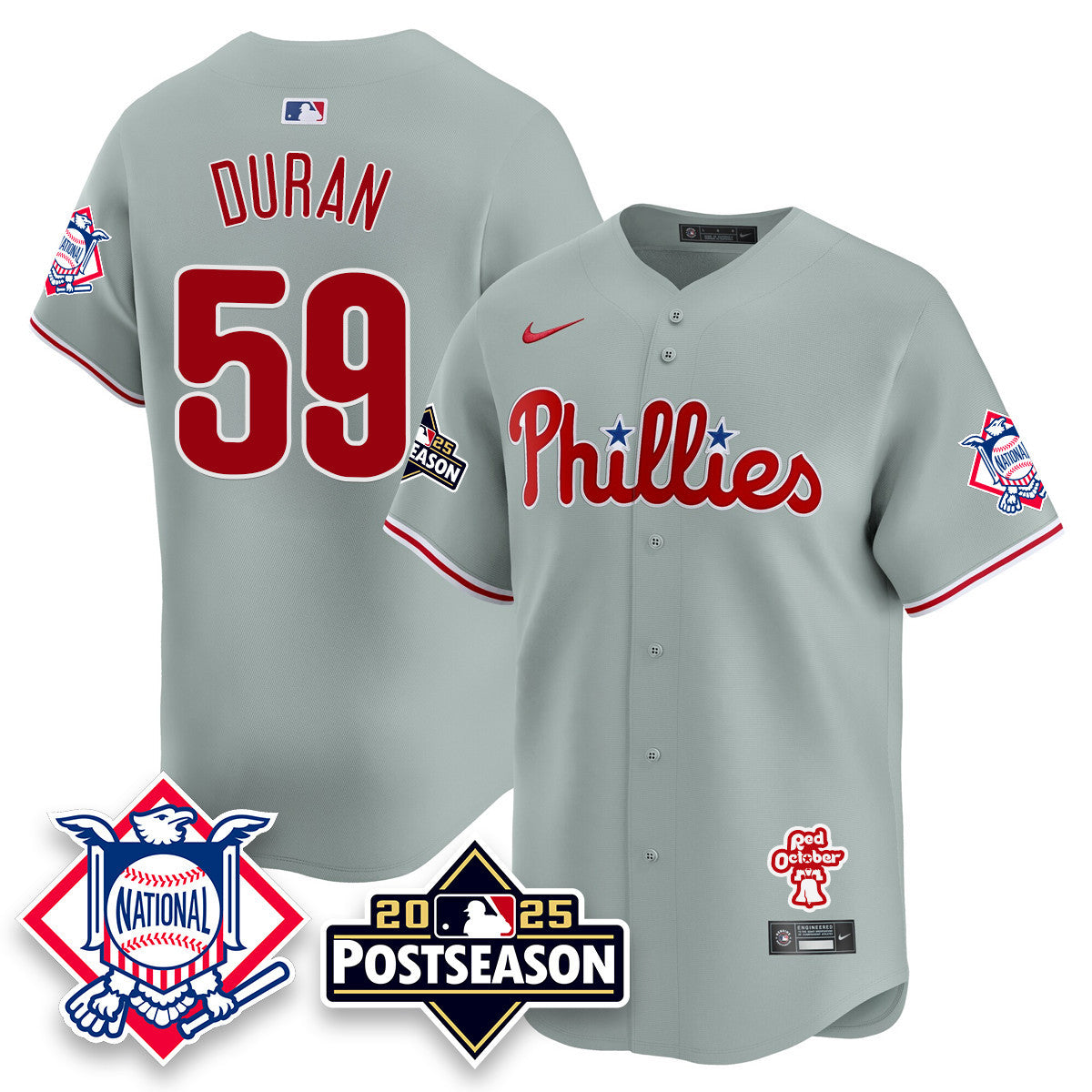 Men's Philadelphia Phillies 2025 Postseason Jersey - All Stitched