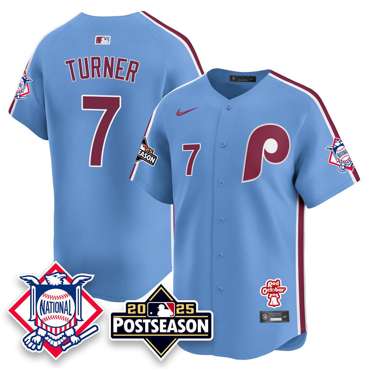 Men's Philadelphia Phillies 2025 Postseason Jersey - All Stitched