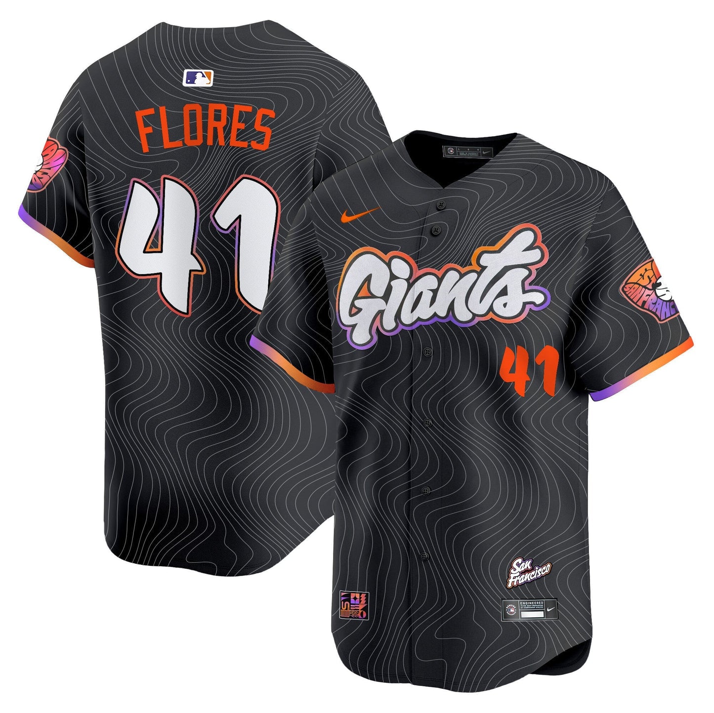 San Francisco Giants 2025 City Connect Vapor Premier Limited Jersey - All Stitched