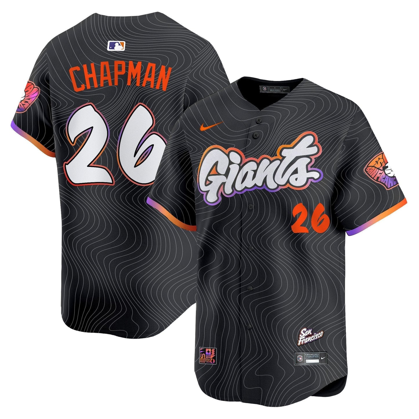 San Francisco Giants 2025 City Connect Vapor Premier Limited Jersey - All Stitched