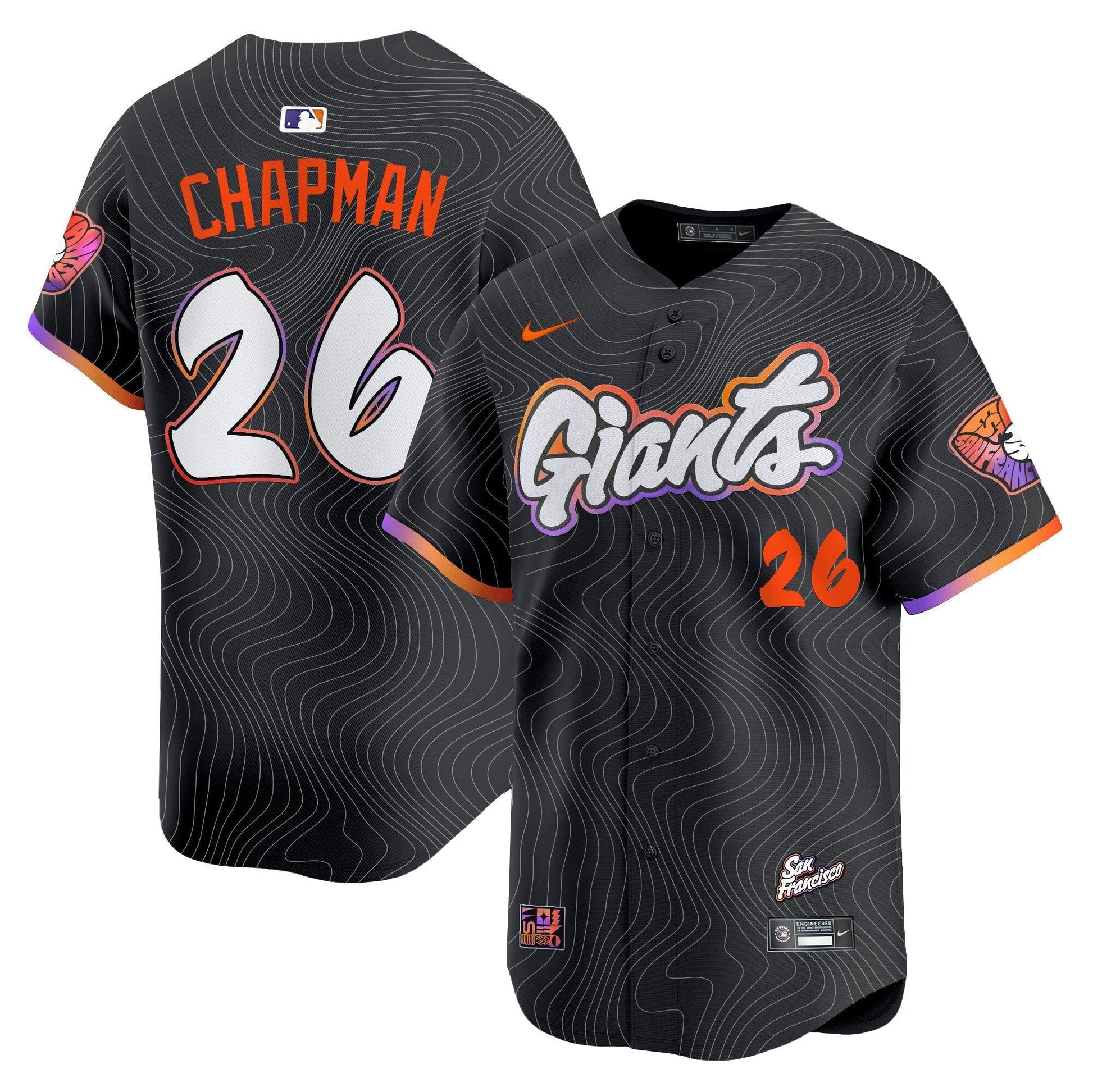 San Francisco Giants 2025 City Connect Vapor Premier Limited Jersey - All Stitched