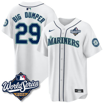 Seattle Mariners 2025 World Series Jersey - All Stitched