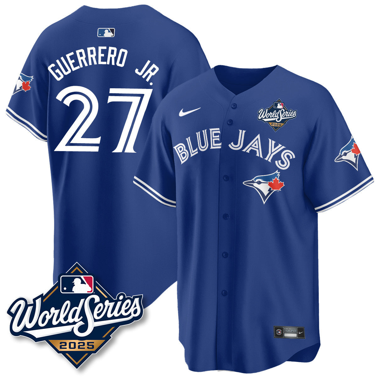 Toronto Blue Jays 2025 World Series Jersey - All Stitched