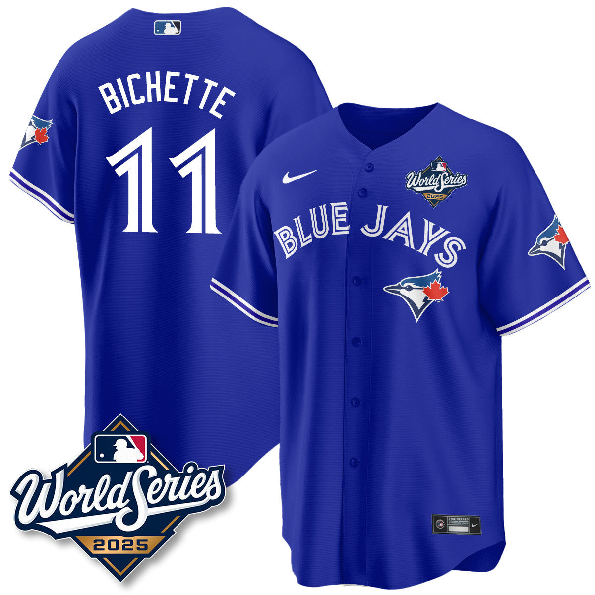 Toronto Blue Jays 2025 World Series Jersey - All Stitched