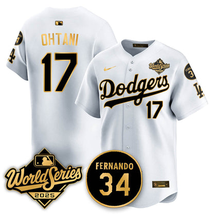 LAD 2025 National League Champions Jersey - All Stitched