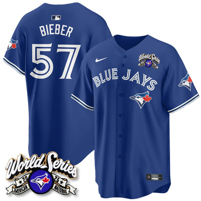 Toronto Blue Jays 2025 American League Champions Jersey - All Stitched