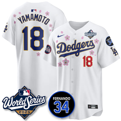 LAD Tokyo Series 2025 NL Champions Jersey - All Stitched