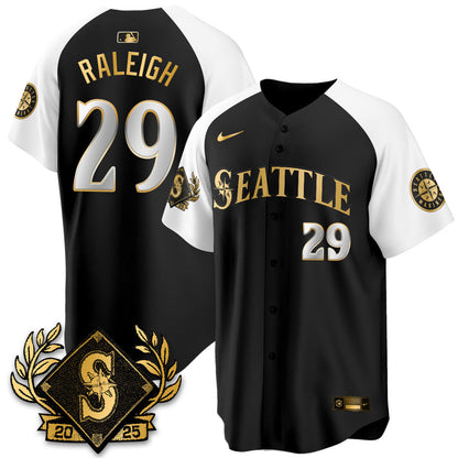 Seattle Mariners 2025 Series Gold Jersey - All Stitched