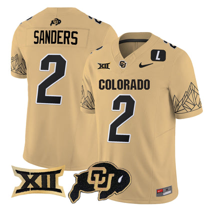 Men's Colorado Buffaloes Vapor Limited Jersey V3 - Big 12 XII Patch - All Stitched
