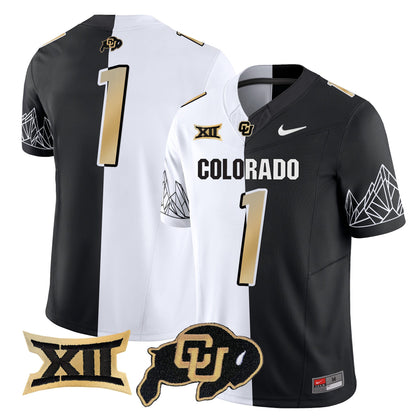 Men's Colorado Buffaloes Vapor Limited Jersey V3 - Big 12 XII Patch - All Stitched