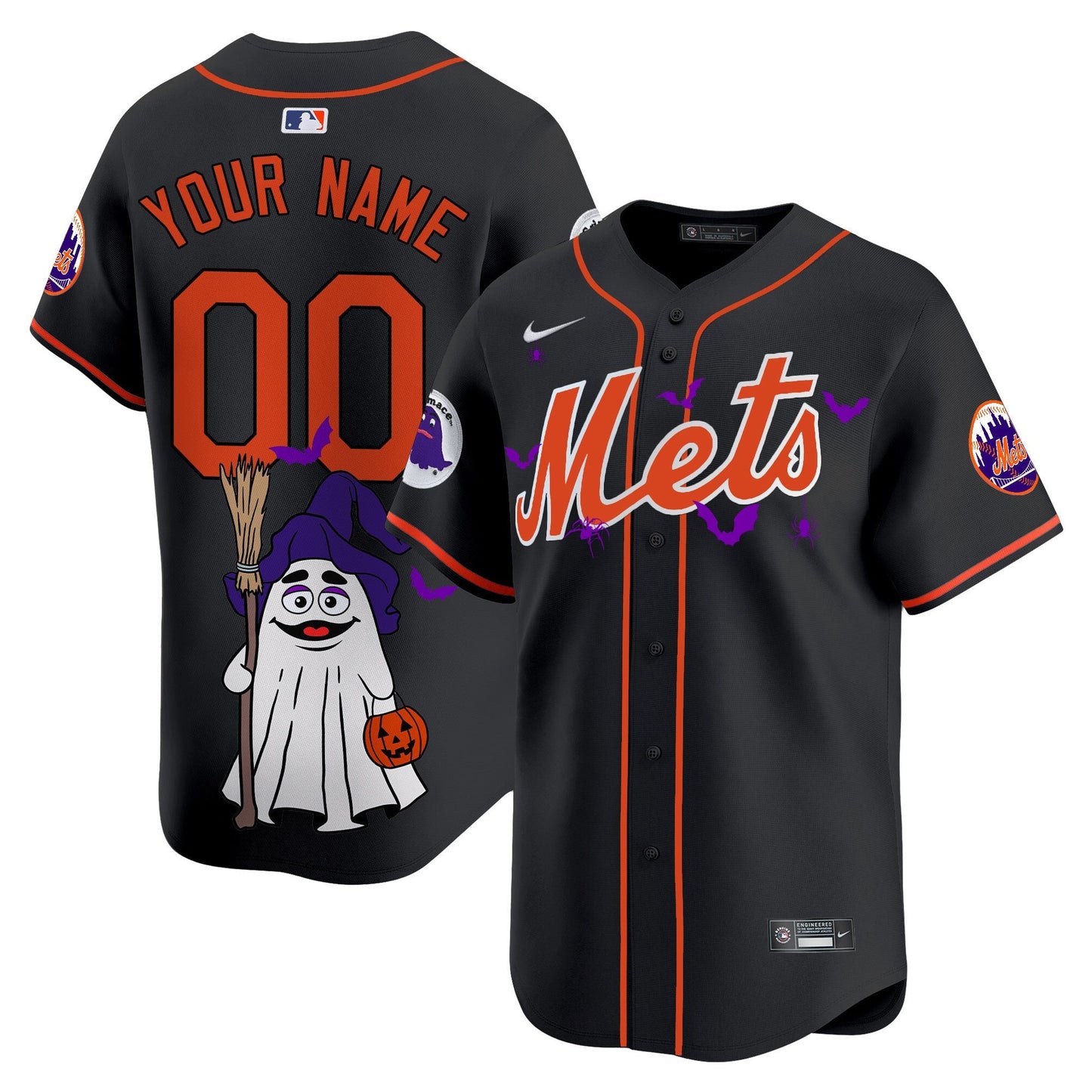 Custom Gender/Name Mets Grimace Halloween Vapor Premier Limited Jersey V2- Printed