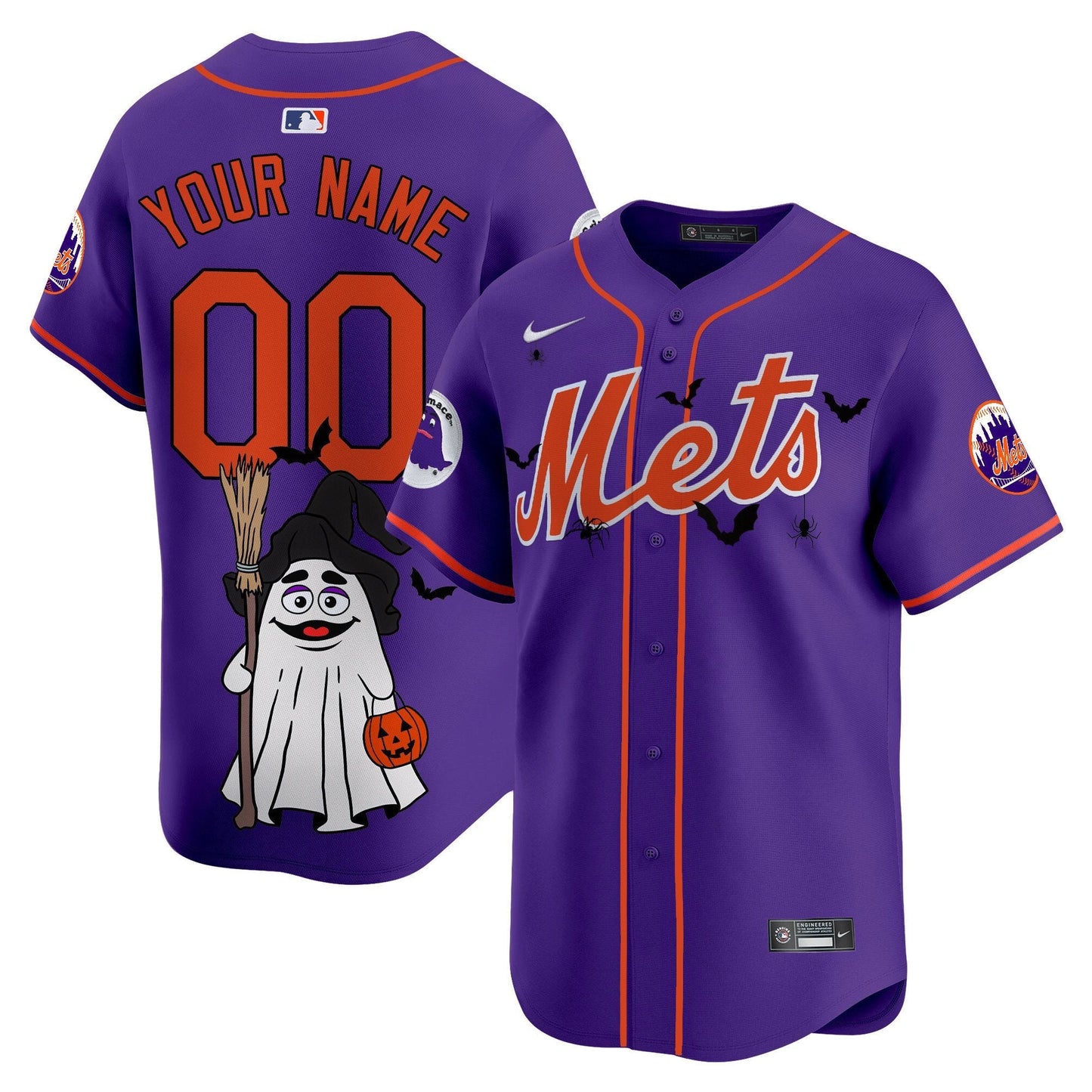 Custom Gender/Name Mets Grimace Halloween Vapor Premier Limited Jersey V2- Printed