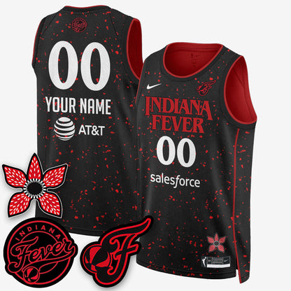 Men's Indiana Fever 'Stranger Things' Jersey - Stitched