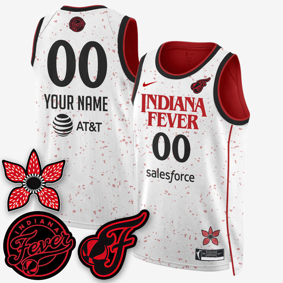 Men's Indiana Fever 'Stranger Things' Jersey - Stitched
