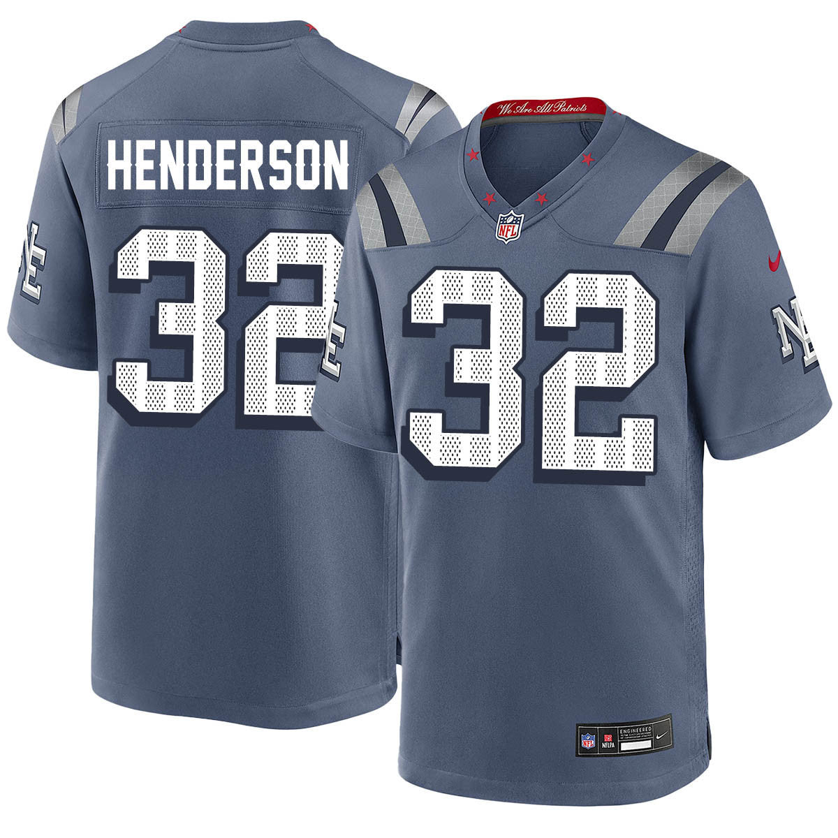 New England Patriots F.U.S.E. Limited Rivalry Series Jersey - All Stitched
