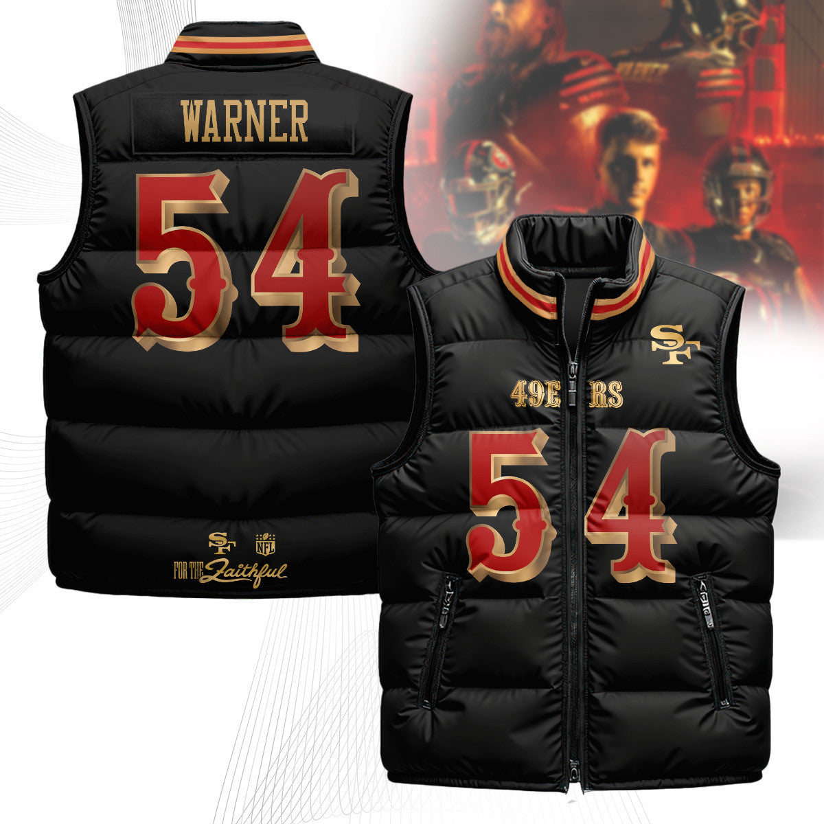 San Francisco 49ers Rivalry Series Puffer Vest