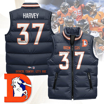Denver Broncos Unisex Puffer Vest