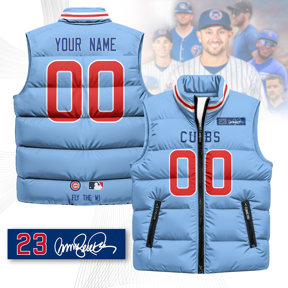 Chicago Cubs Unisex Puffer Vest
