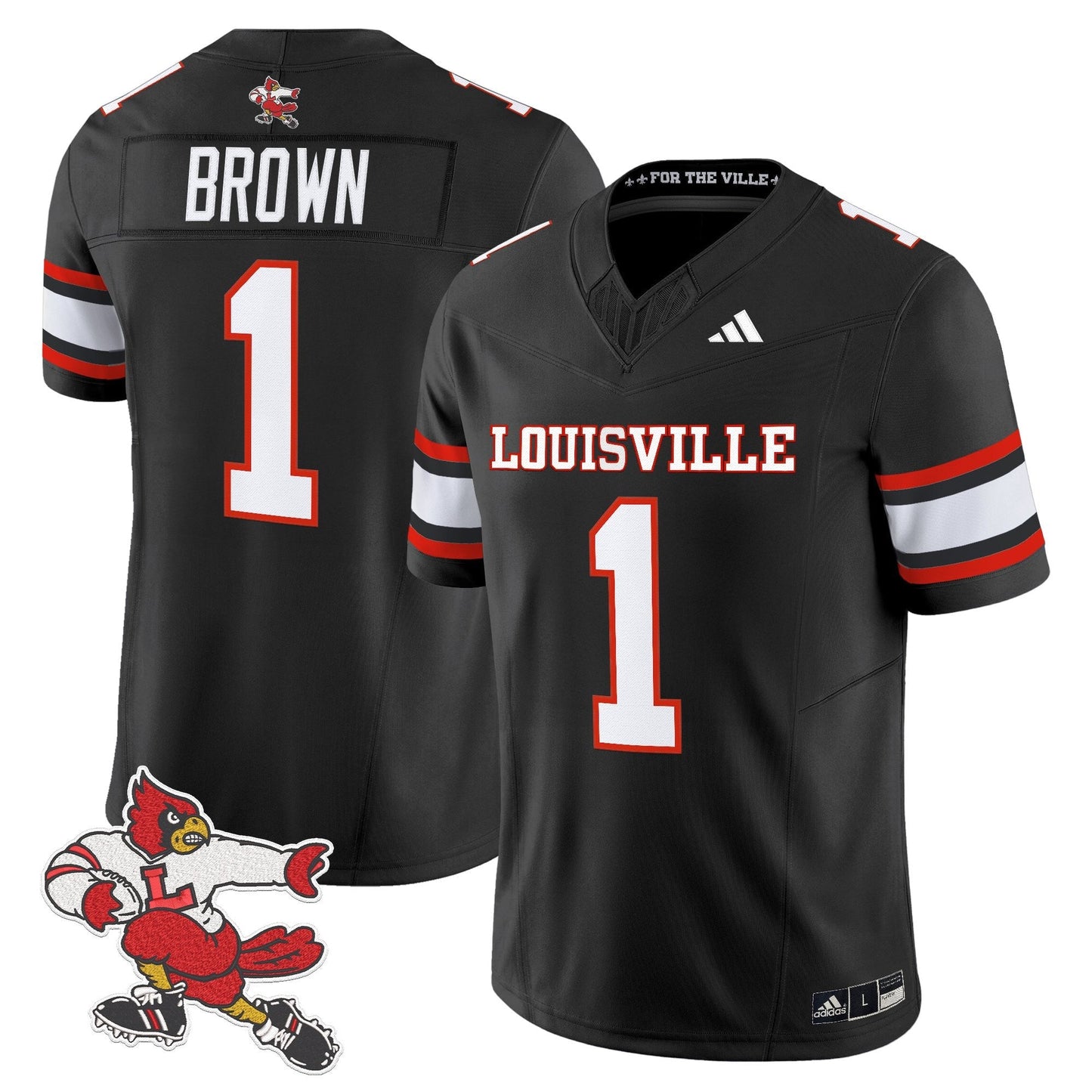 Men's Louisville Cardinals '1980s Throwback' Vapor Limited Jersey - All Stitched