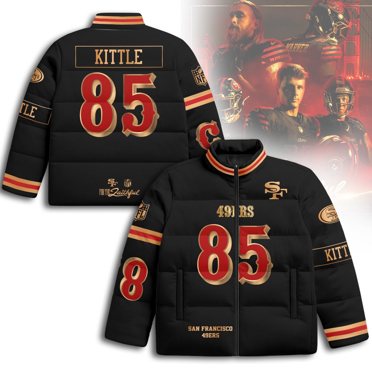 San Francisco 49ers Rivalry Series Puffer Jacket