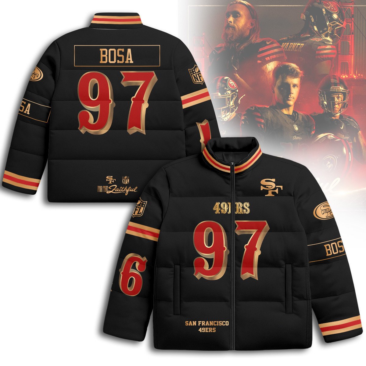 San Francisco 49ers Rivalry Series Puffer Jacket