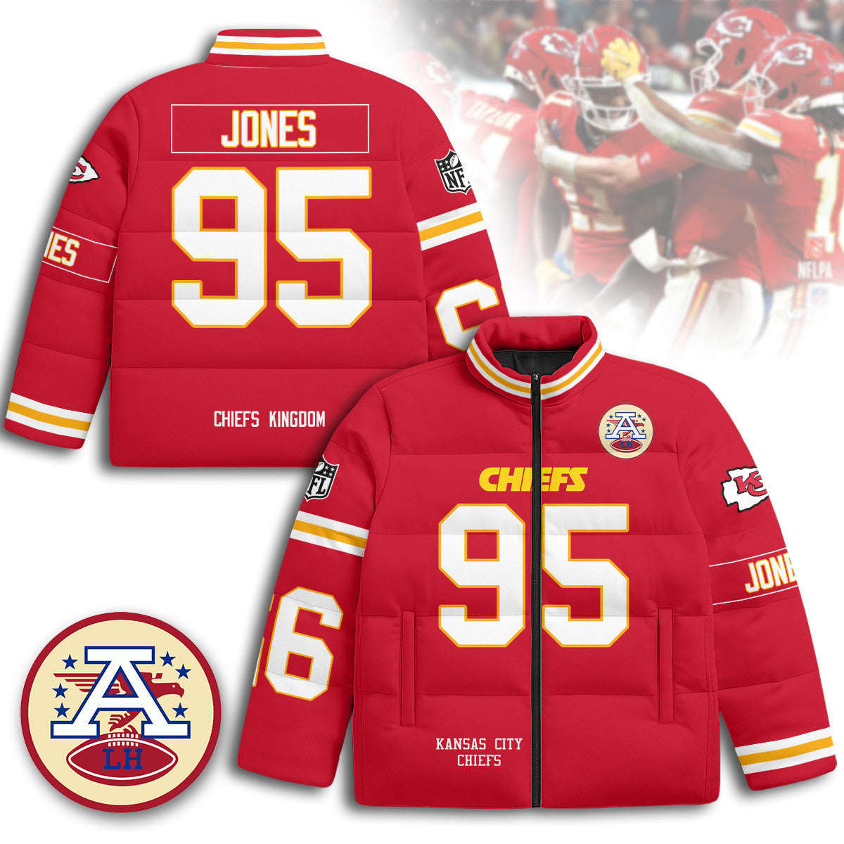 Kansas City Chiefs Unisex Puffer Jacket