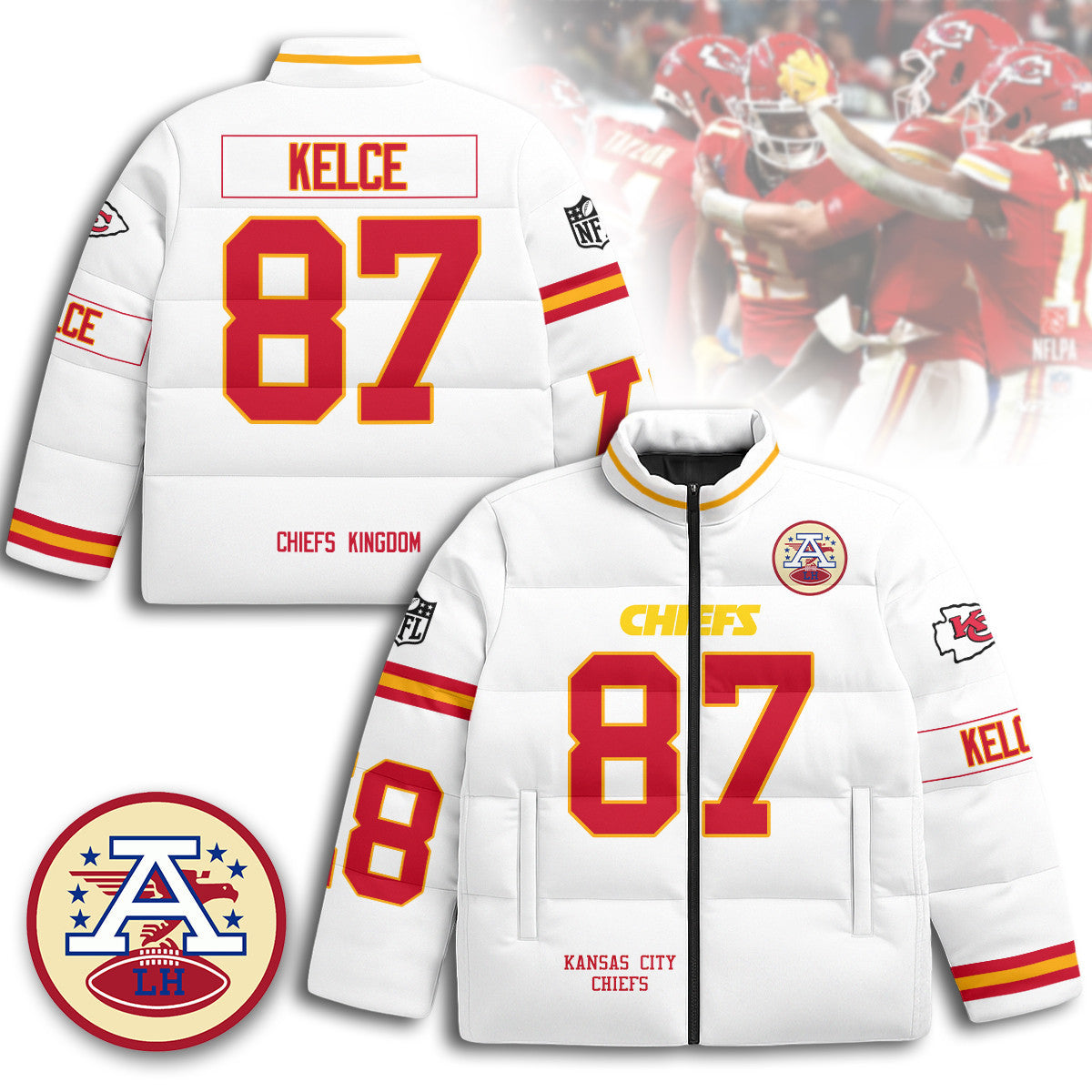 Kansas City Chiefs Unisex Puffer Jacket