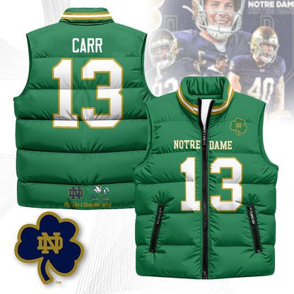 Notre Dame Fighting Irish Unisex Puffer Vest