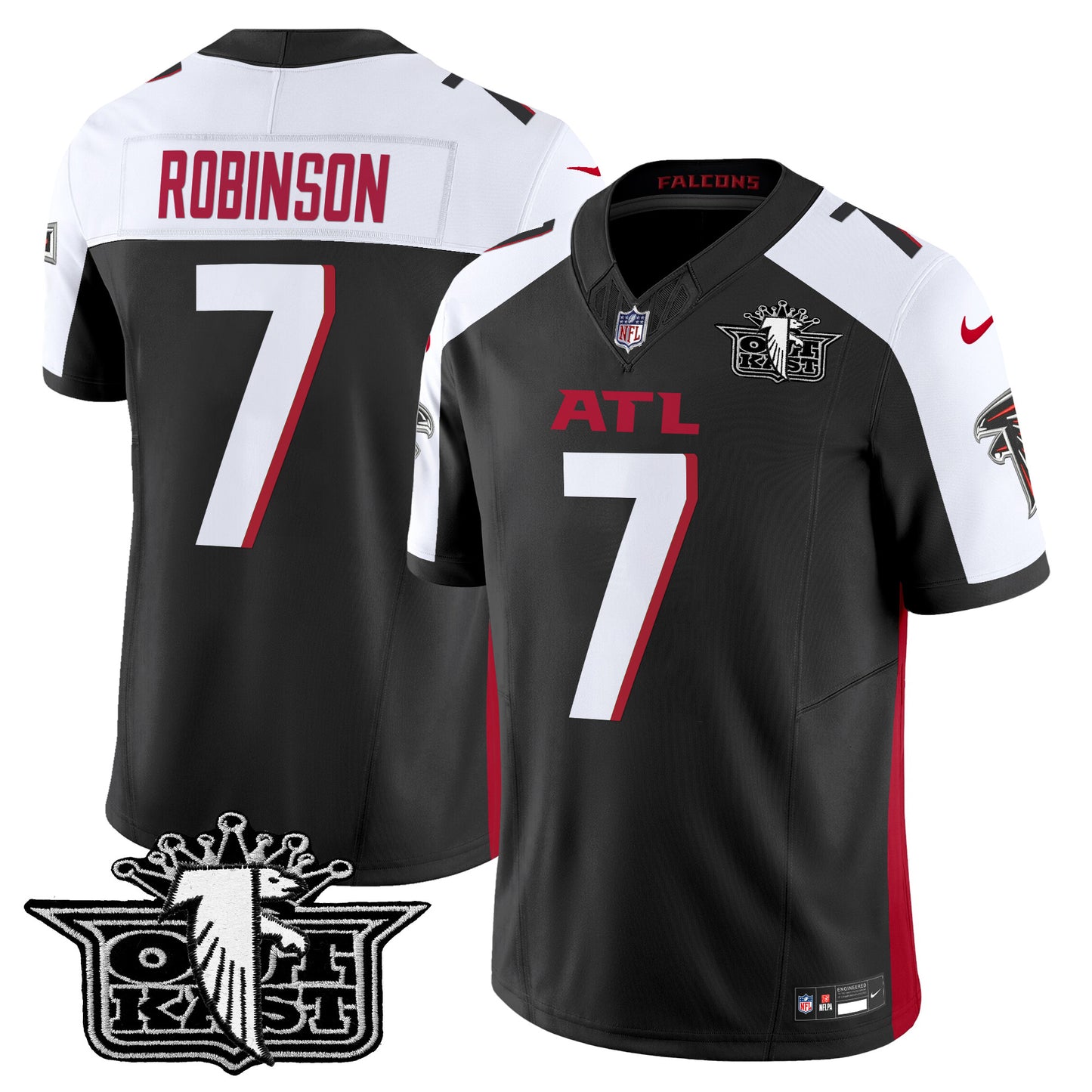 Men's Outkast x Atlanta Falcons 2024 Vapor Limited Jersey V2 - All Stitched