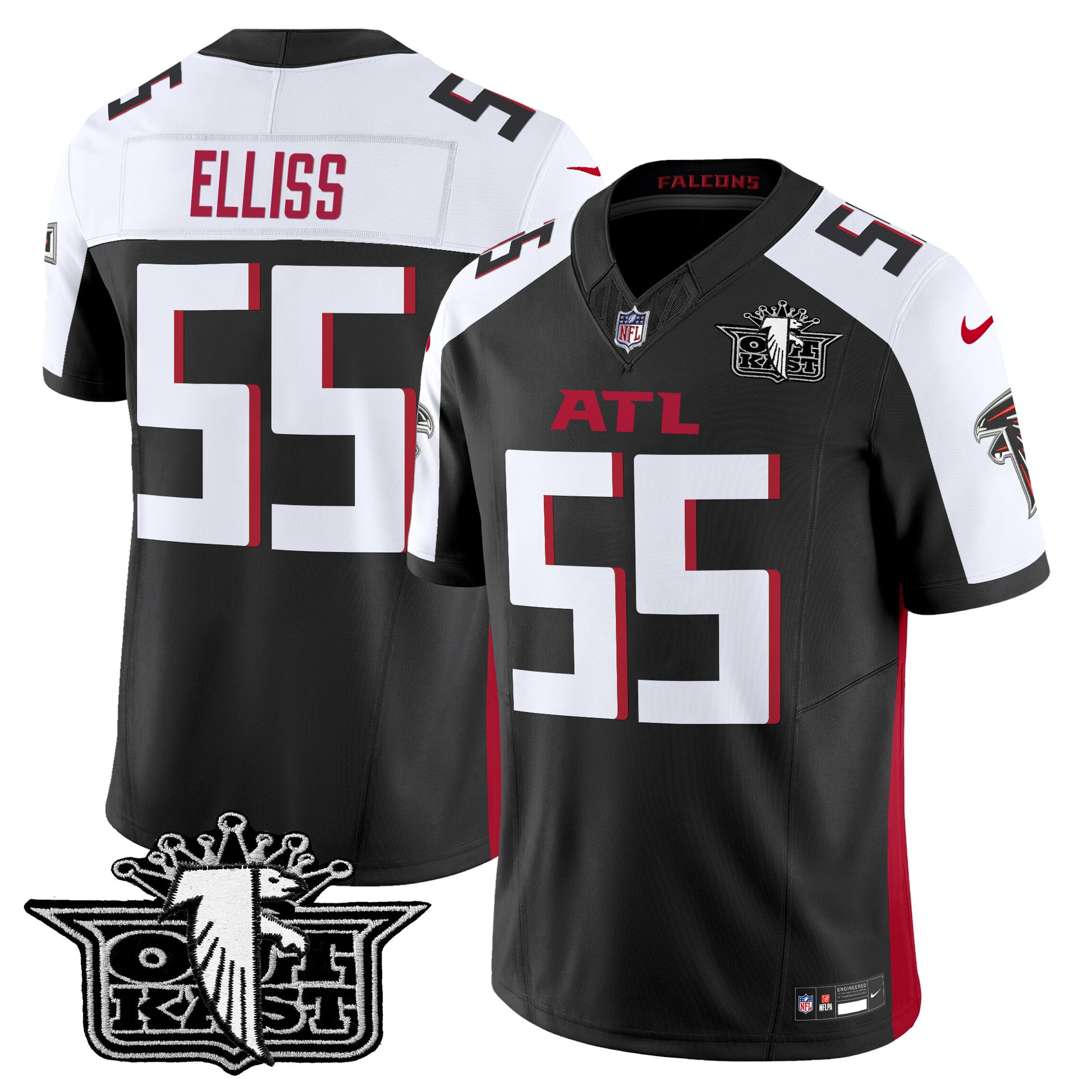 Men's Outkast x Atlanta Falcons 2024 Vapor Limited Jersey V2 - All Stitched