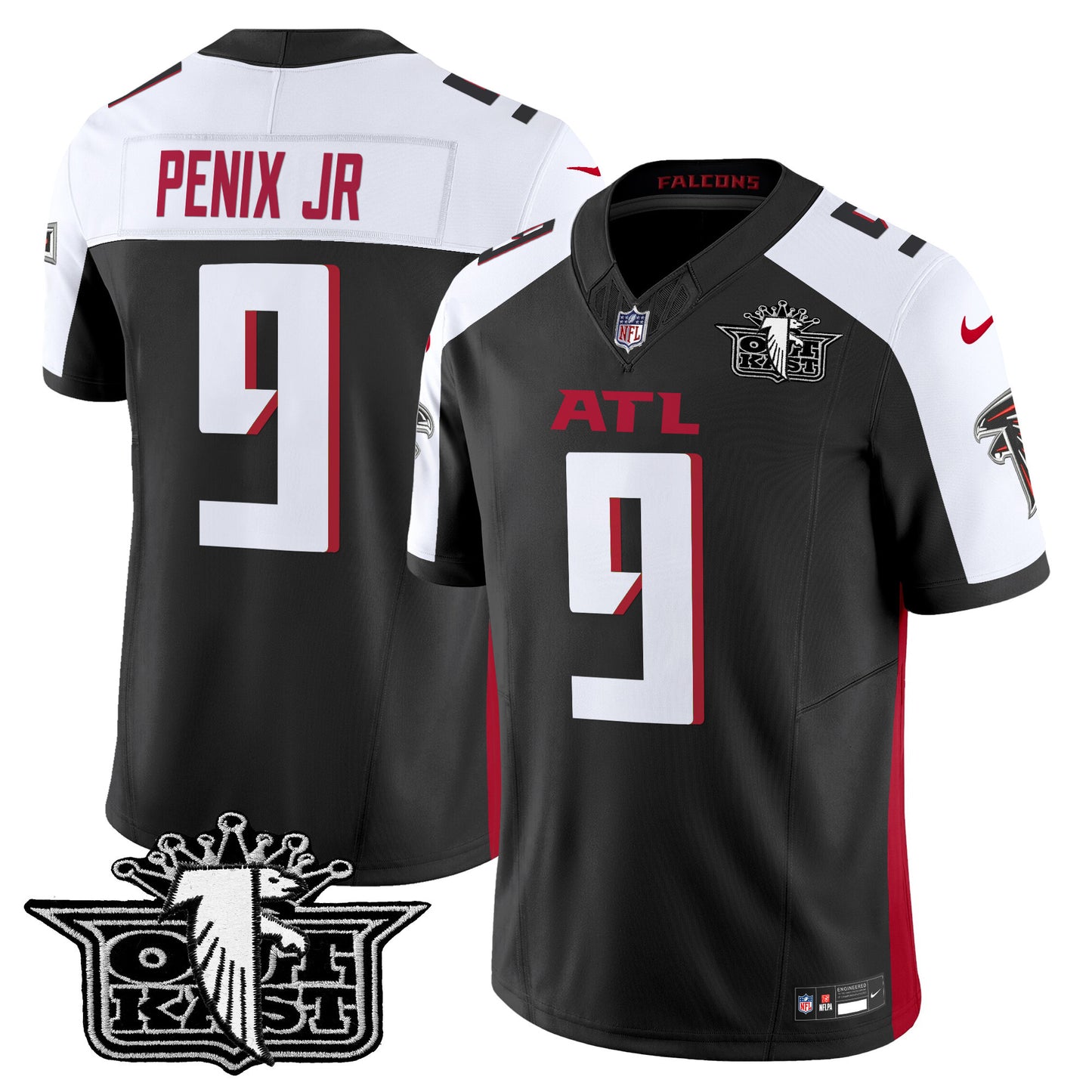 Men's Outkast x Atlanta Falcons 2024 Vapor Limited Jersey V2 - All Stitched