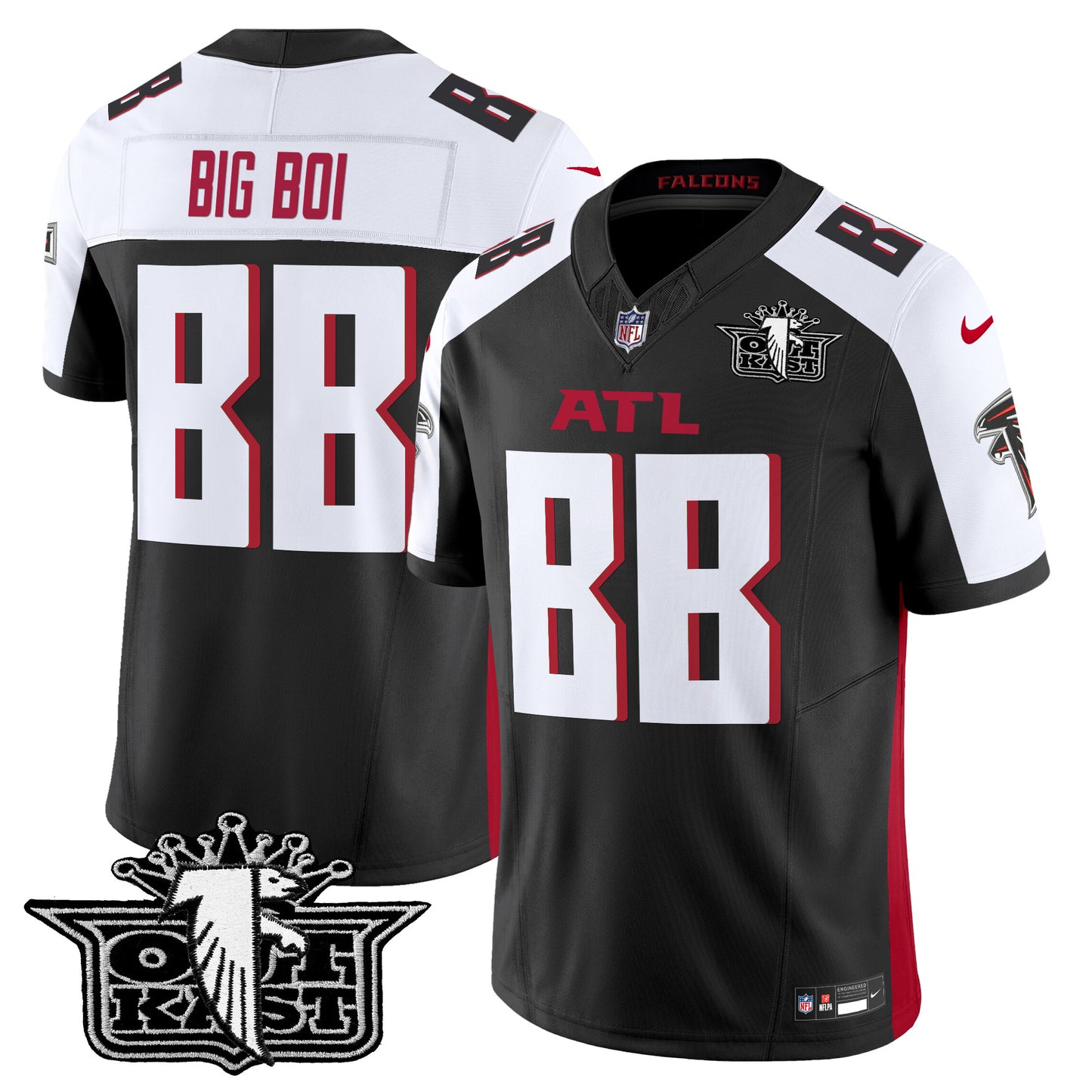 Men's Outkast x Atlanta Falcons 2024 Vapor Limited Jersey V2 - All Stitched