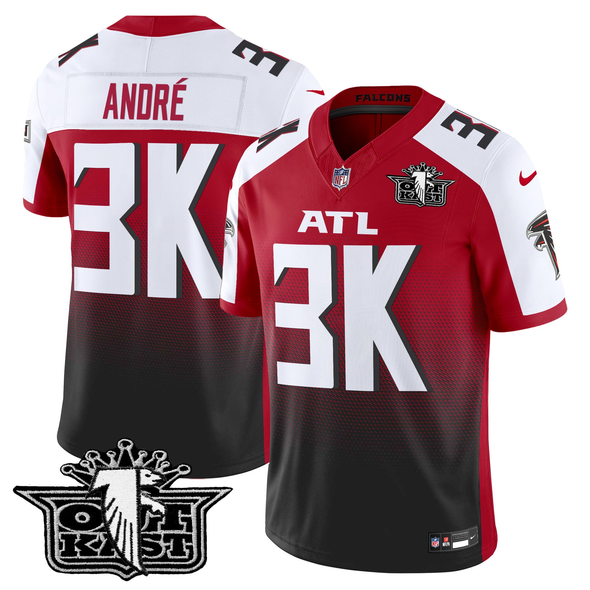 Men's Outkast x Atlanta Falcons 2024 Vapor Limited Jersey V2 - All Stitched