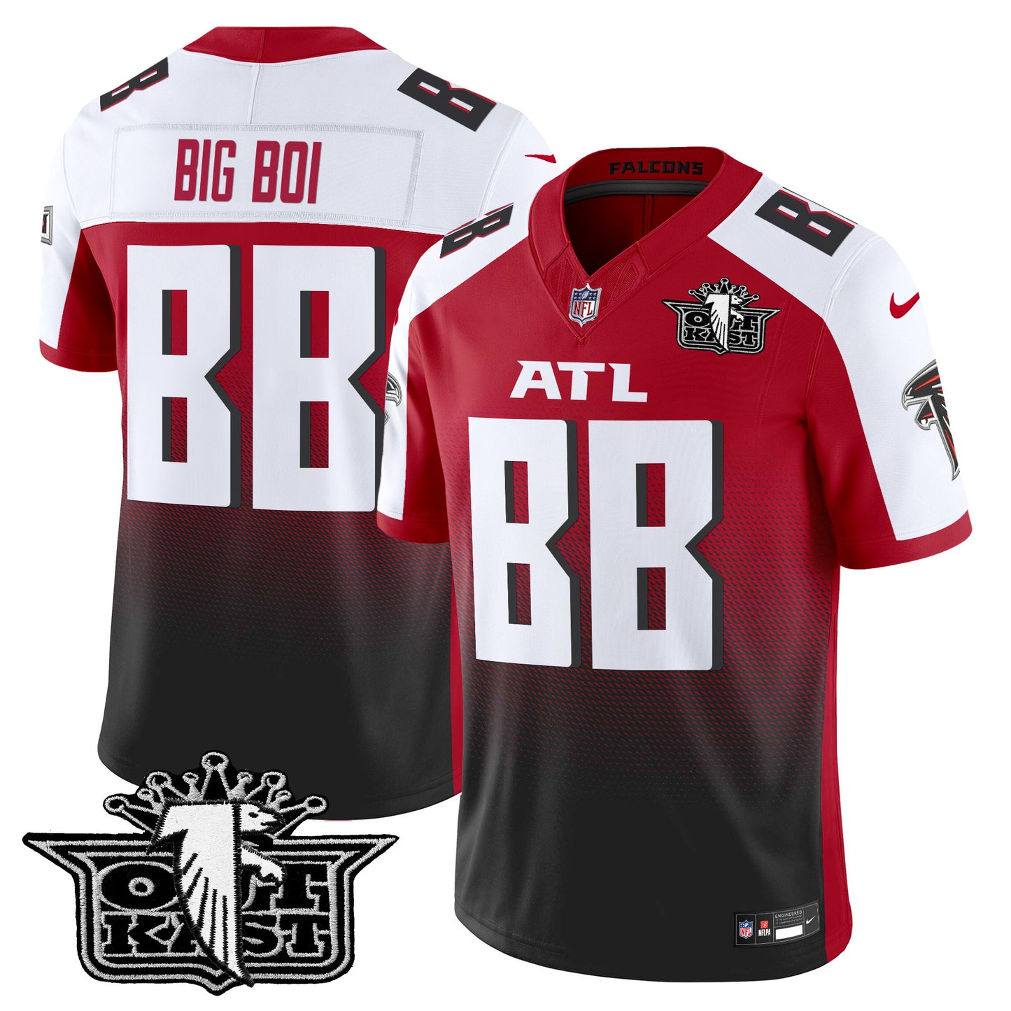Men's Outkast x Atlanta Falcons 2024 Vapor Limited Jersey V2 - All Stitched