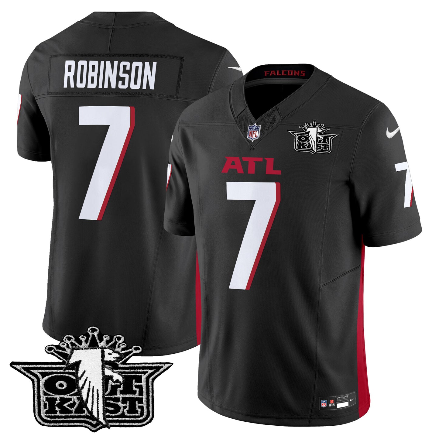 Men's Outkast x Atlanta Falcons 2024 Vapor Limited Jersey V2 - All Stitched